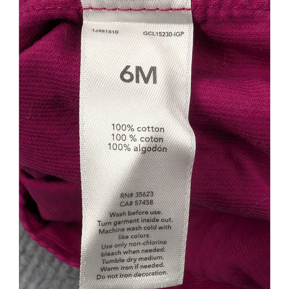 Clothing Lot Baby Girls 6M Ralph Lauren Preppy Beaufort Pink Cotton Organic Peru